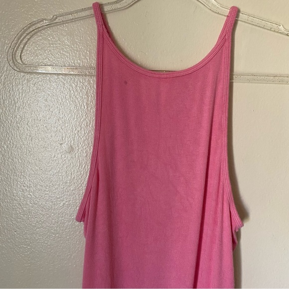 Lilka Anthropologie Pink Rayon Spandex Flowy Tank Top - Picture 6 of 9